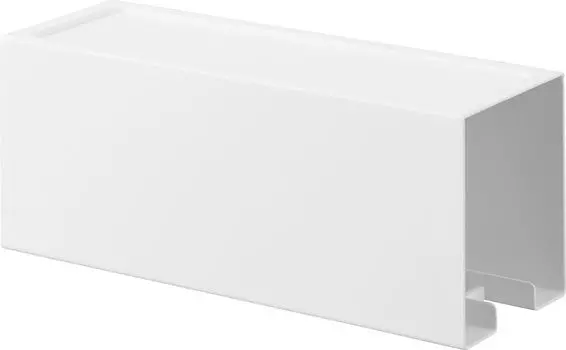 Магнитный держатель для чистки ковров Yamazaki Jitsugyo, белый, приблизительный. Ш20 x Г7,2 x В8 см Кейс для хранения очистителя клея Tower, быстро используемый 3712