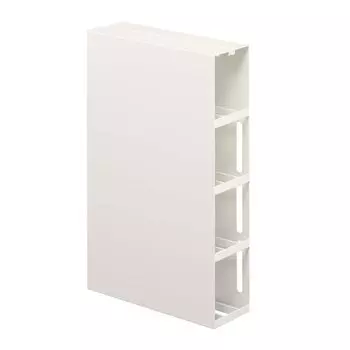 Магнитный держатель для чистки ковров Yamazaki Jitsugyo 5445, белая башня, плавающее хранилище, простая установка, прибл.. Ш20XГ7XВ32.5см белый