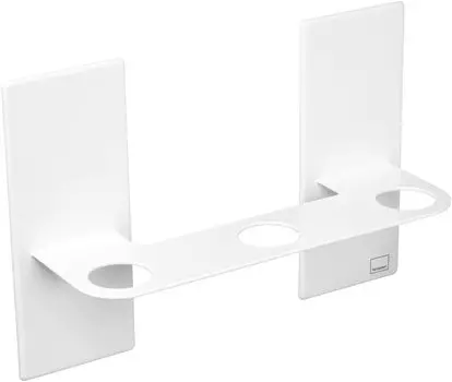 Магнитный держатель для диспенсера Yamazaki Jitsugyo 5730 на 3 ряда, белый, ширина 25 см, глубина 8 см, высота 17 см, плавающее хранилище, простая установка, прибл. белый