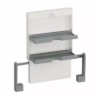 Магнитный держатель для хранения на кухне Belca, плоский, ширина x глубина x высота 25 см, белый, плоский, настенный, упаковка/бумага 15,1~27,5 1,75 FK-WPW