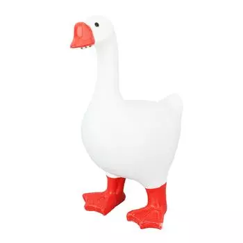 Магнитный держатель для ключей в форме гуся, милая забавная статуэтка животного из смолы для украшения спальни