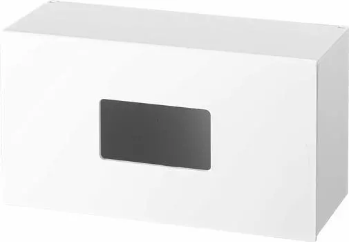 Магнитный держатель для коробок Yamazaki Jitsugyo 5066, открывающийся из башни, большой выдвижной ящик, легко заменяемая передняя часть, L, белый, прибл. белый