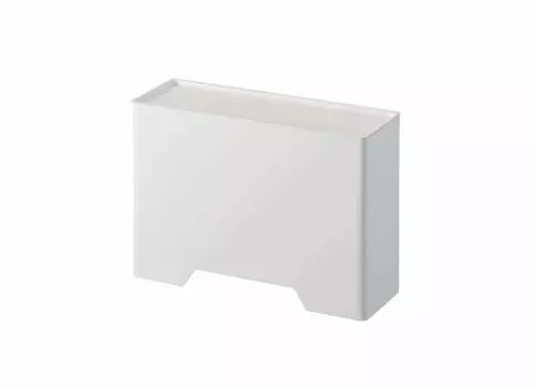 Магнитный держатель для маски Yamazaki Jitsugyo, белый, W19 xx Tower, футляр для маски, входная маска, коробочный тип 4358 (Ямадзаки) приблизительно. Д6.5 В13.5см белый