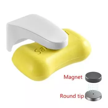 Магнитный держатель для мыла, настенный, креативный, самоклеящийся, подвесной, для хранения, слив, мыло, ванная, кухня, органайзер