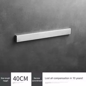 Магнитный держатель для ножей из нержавеющей стали, настенный кухонный магнит, удобный и практичный держатель для ножей