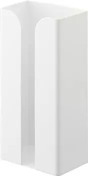 Магнитный держатель для пластиковых пакетов Yamazaki Jitsugyo, кухонный держатель для бумажных полотенец, белый, ширина 13 см, высота 26 см, пластиковый держатель для бумажных полотенец, простая установка, 3773 и прибл. белый