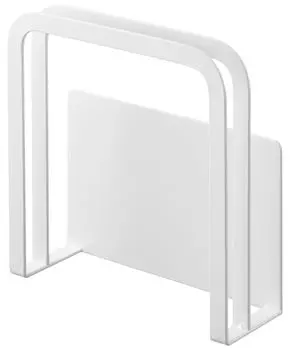 Магнитный держатель для разделочной доски Yamazaki Jitsugyo 3491, белый, диаметр 5 см, высота 14 см, подставка для разделочной доски, место для хранения разделочных досок, плавающее место для хранения, прибл.. В13.5