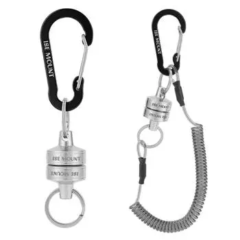 Магнитный держатель для сетки, защищающий от падения, прочная пряжка с крючком, рыболовные принадлежности * With rope