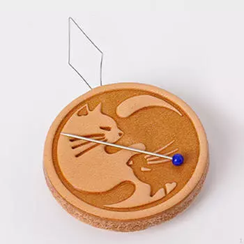 Магнитный держатель для швейных булавок для начинающих стегать и вышивать Cat