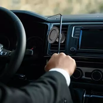 Магнитный держатель для сотового телефона на вентиляционное отверстие, вращающаяся подставка для окна автомобиля, держатель для мобильного телефона для транспортных средств, внедорожников, грузовиков, автофургонов