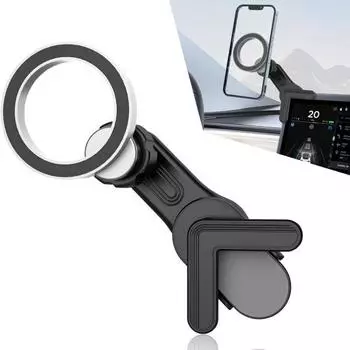 Магнитный держатель для сотового телефона, вращающийся на 360 градусов, простая установка, универсальный надежный захват, крепление для телефона на приборной панели автомобиля и грузовика, без помощи рук