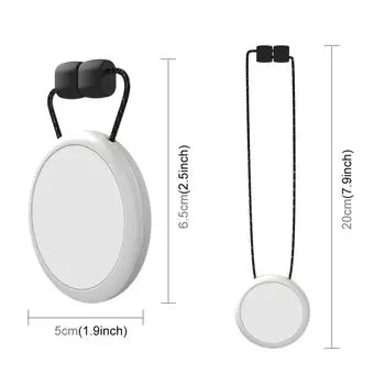 Магнитный держатель для спортивной камеры PULUZ PU889W, быстросъемное крепление на шею с прокладкой, совместимое с белый