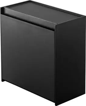 Магнитный держатель для стиков быстрого приготовления Yamazaki Jitsugyo 5769, черная башня, рядом с чаем, можно использовать, так как он прибл.. Холодильник W17XD8.7~15XH17.2см,