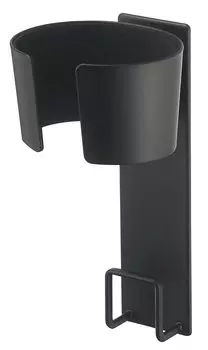 Магнитный держатель для сушилки Yamazaki Jitsugyo 5392, черный, приблизительный размер. Ш10xГ10,5xВ20см, шнур Tower Cord аккуратно вписывается