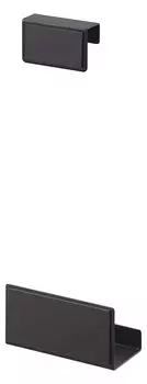 Магнитный держатель для святыни Yamazaki Jitsugyo, одинарная черная верхняя часть: приблизительно. Нижняя часть Ш5 x Г1.8 x В3см: приблизительно. Ш8,5 x Г4,2 x В4,5 см Башня Простая