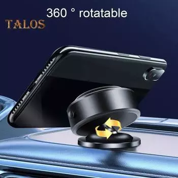 Магнитный держатель для телефона, электрическое вакуумное крепление на приборную панель, поворот на 360 градусов, автомобильная подставка для мобильного телефона для Android серебряный