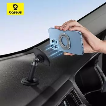 Магнитный держатель для телефона Baseus, подставка для мобильного телефона, держатель-кольцо на палец, поддержка iPhone 14 13 Pro Max, аксессуары для Samsung