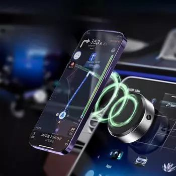 Магнитный держатель для телефона Doukuai: Двойное крепление для пылесоса для автомобиля и дома X8Q чёрный