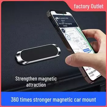 Магнитный держатель для телефона F6: Легкое крепление для автомобиля и дома