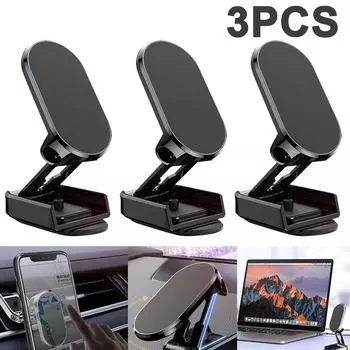 Магнитный держатель для телефона из цинкового сплава, автомобильный кронштейн для телефона для офиса в автомобиле (черный) ?