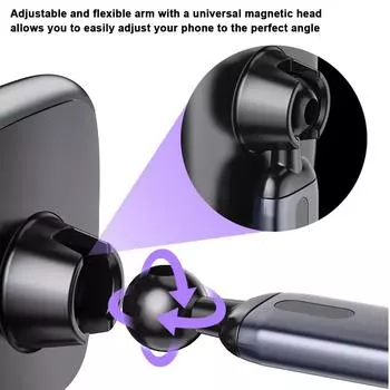 Магнитный держатель для телефона, многофункциональная присоска, крепление для телефона на приборную панель автомобиля с выдвижным и разноцветный