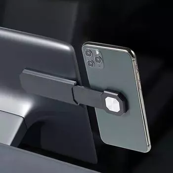 Магнитный держатель для телефона на боковую часть экрана, кронштейн для мобильного телефона, кронштейн для расширения монитора белый