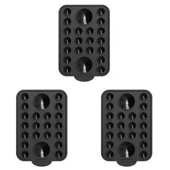 Магнитный держатель для телефона, силиконовая присоска, крепление для телефона для iPhone 15(черный)