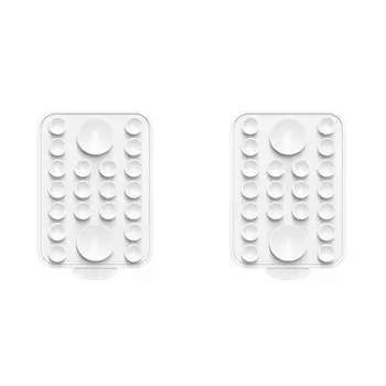 Магнитный держатель для телефона, силиконовая присоска, крепление для телефона для iPhone 15(белый)