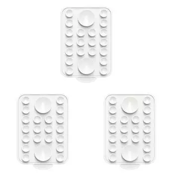 Магнитный держатель для телефона, силиконовая присоска, крепление для телефона для iPhone 15(белый)