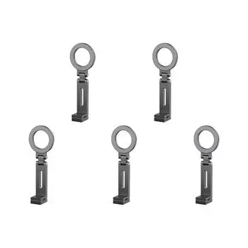 Магнитный держатель для телефона в самолете, подставка для путешествий, вращение на 360 градусов для iPhone 15(серый)