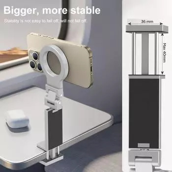 Магнитный держатель для телефона в самолете Yousheng, дорожный держатель для телефона на спинку сиденья самолета, автомобильный держатель для телефона, подставка для iPhone, незаменимая вещь в путешествиях серебряный