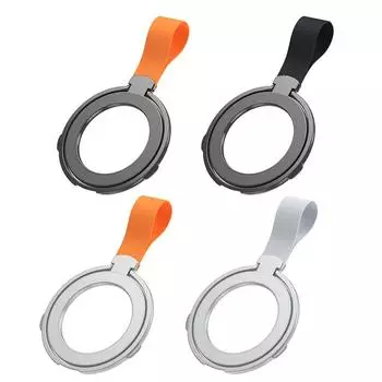 Магнитный держатель для телефона, вращающийся на 360 градусов, с силиконовым ремешком-петлей для пальцев для iPhone 15 14 13 12 Pro/Max/Plus