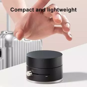 Магнитный держатель для телефона Yousheng с вакуумной присоской, вращающийся на 360 градусов, универсальный, портативный, складной, для путешествий, без помощи рук чёрный