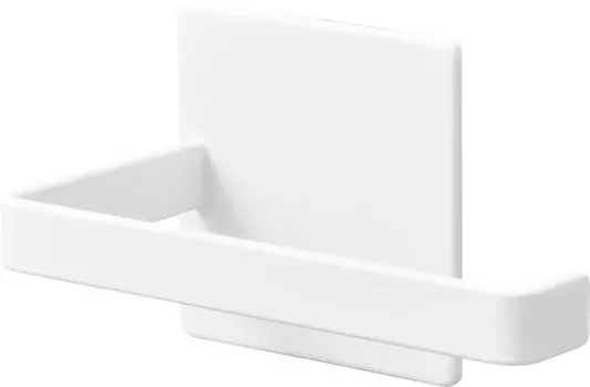 Магнитный держатель для туалетной бумаги Yamazaki Jitsugyo, белый, приблизительный. Ш14 x Г7,2 x В7,5 см Башня для домашних животных Бумажный валик Простая настройка 2111