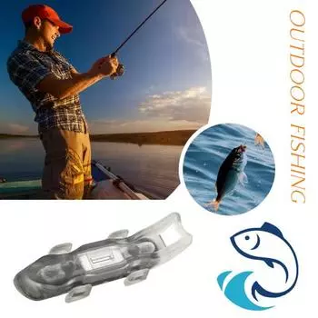 Магнитный держатель крючка для удочки с резиновыми кольцами Простая установка Многоразовая нескользящая рыболовная приманка Хранитель приманки Рыболовные снасти чёрный