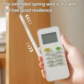Магнитный держатель пульта дистанционного управления Yousheng с пружинным тросом, простая установка, настенный органайзер для пульта дистанционного управления с защитой от потери B