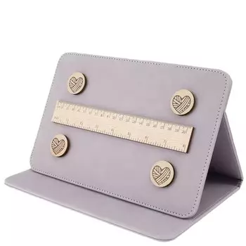 Магнитный держатель схем для вязания, держатель схем для вязания, органайзер для вязания, держатель схем для вышивки крестом, магнитная доска, держатель схем для вязания крючком фиолетовый