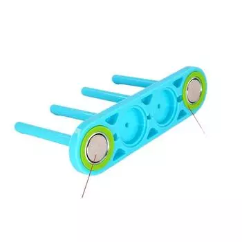 Магнитный держатель шпули – органайзер для ниток и шпулек для машинного шитья Магнитная адсорбция светло-серый