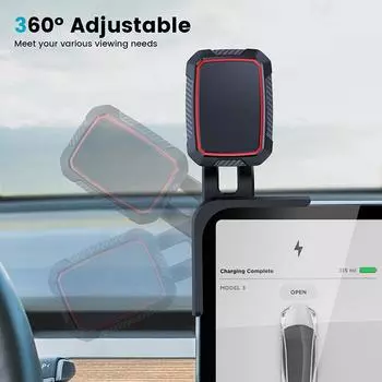 Магнитный держатель телефона для автомобильного дисплея, боковая сторона экрана для Tesla, держатель сотового телефона для iPhone 12 13 14 15 Pro Max, аксессуары Tesla