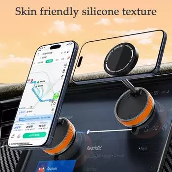 Магнитный держатель телефона Yousheng для автомобиля, зеркала спортзала, механическая подставка для телефона на присоске, крепление для телефона на лобовое стекло для вождения белый