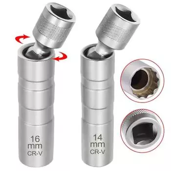 Магнитный динамометрический ключ для снятия свечей зажигания 16 и 14 мм