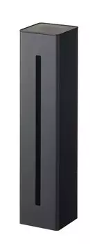 Магнитный диспенсер для стаканов Yamazaki Jitsugyo Water Server Side, черный, xx H40 см, держатель для бумажных стаканов, подставка для стаканов, простая установка, 5596, прибл.. В9.5 Д9.4 чёрный