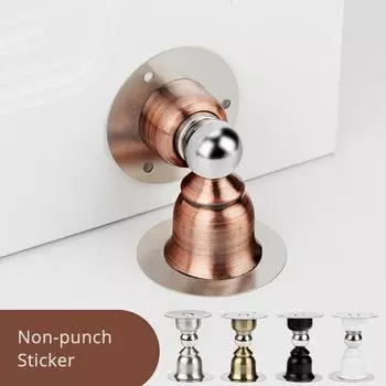 Магнитный дверной стопор NAIERDI, туалетное стекло, скрытые дверные держатели, напольный дверной стопор, дверная фурнитура серебряный