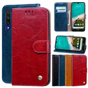 Магнитный флип-кошелек Xiaomi Mi A1 A2 A3, чехол Redmi Note 9s 8T 8 7 7a 6 6a 8a 5 5a PRO 4X 4A, кожаный RedMi 3s чёрный