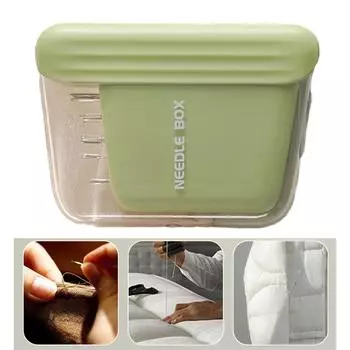 Магнитный футляр для хранения игл Магнитный держатель для игл Органайзеры для игл Игольный футляр Швейный игольница для шитья 1