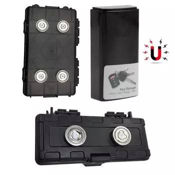 Магнитный футляр для ключей Hide A Key Магнитный держатель для автомобильного ключа Key HiderWaterproof Скрытый держатель для ключей Чехол для автомобильного ключа для транспортных средств под автомобилем