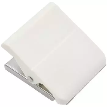 Магнитный гибридный зажим Magex L, белый. Вмещает около 200 листов. MHC-200-W.