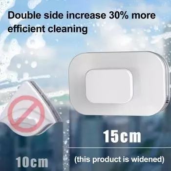 Магнитный инструмент для чистки лобового стекла автомобиля Эргономичный дизайн Функция защиты от защемления Мощная двухсторонняя очистка