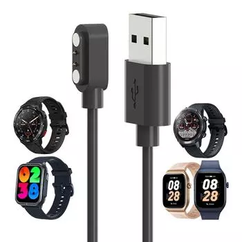 Магнитный кабель для зарядки умных часов Mibro Watch A2 T2 C3 GS Pro, зарядная база, док-станция, USB-шнур для зарядки, держатель для зарядки A