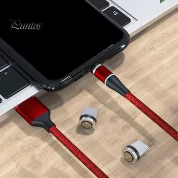 Магнитный кабель Micro USB Type-c QC 3.0 1/2 м для быстрой зарядки и передачи данных Type-C Charge Plug Only